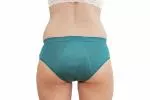 Pinke Welle Calcinha Menstrual Azure Bikini - Média - Média e menstruação ligeira (L)