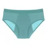 Pinke Welle Calcinha Menstrual Azure Bikini - Média - Média e menstruação ligeira (L)