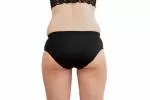 Pinke Welle Calcinha Menstrual Preto Bikini - Preto Médio - htr. e menstruação ligeira (L)