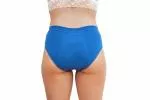 Pinke Welle Calcinha Menstrual Azul Bikini - Média - Cor média. e menstruação ligeira (L)