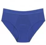 Pinke Welle Calcinha Menstrual Azul Bikini - Azul Médio - htr. e menstruação ligeira (XL)