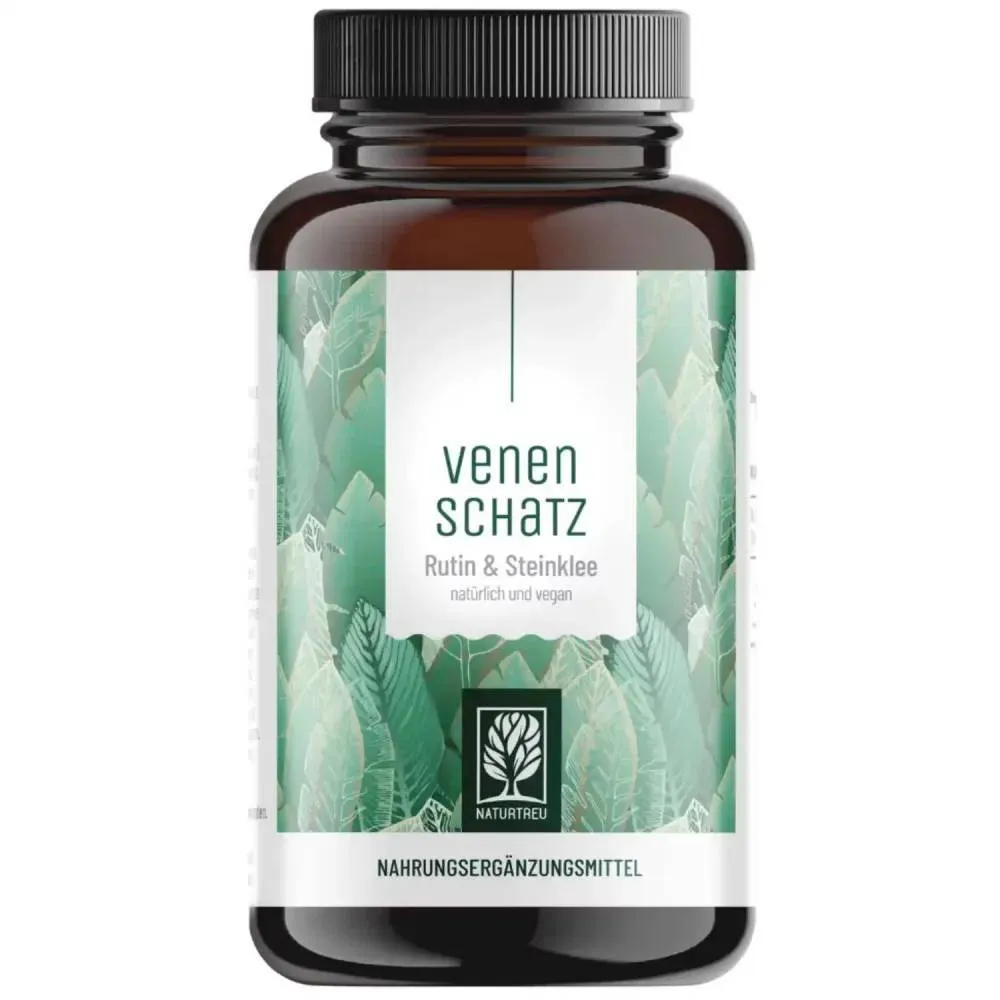 Naturtreu Treasure for veins - rutina & confrei, 120 cápsulas
