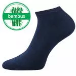 Lonka Meias baixas de bambu azul escuro