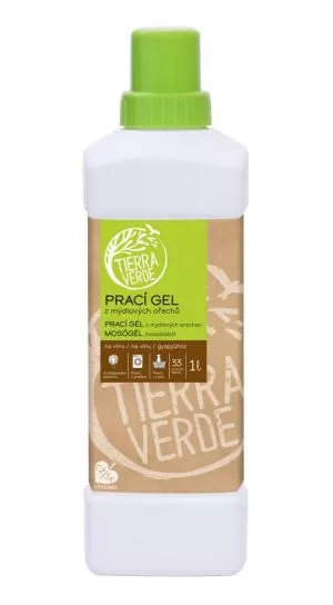 Tierra Verde Gel de lavagem Soapnut para lã e têxteis funcionais