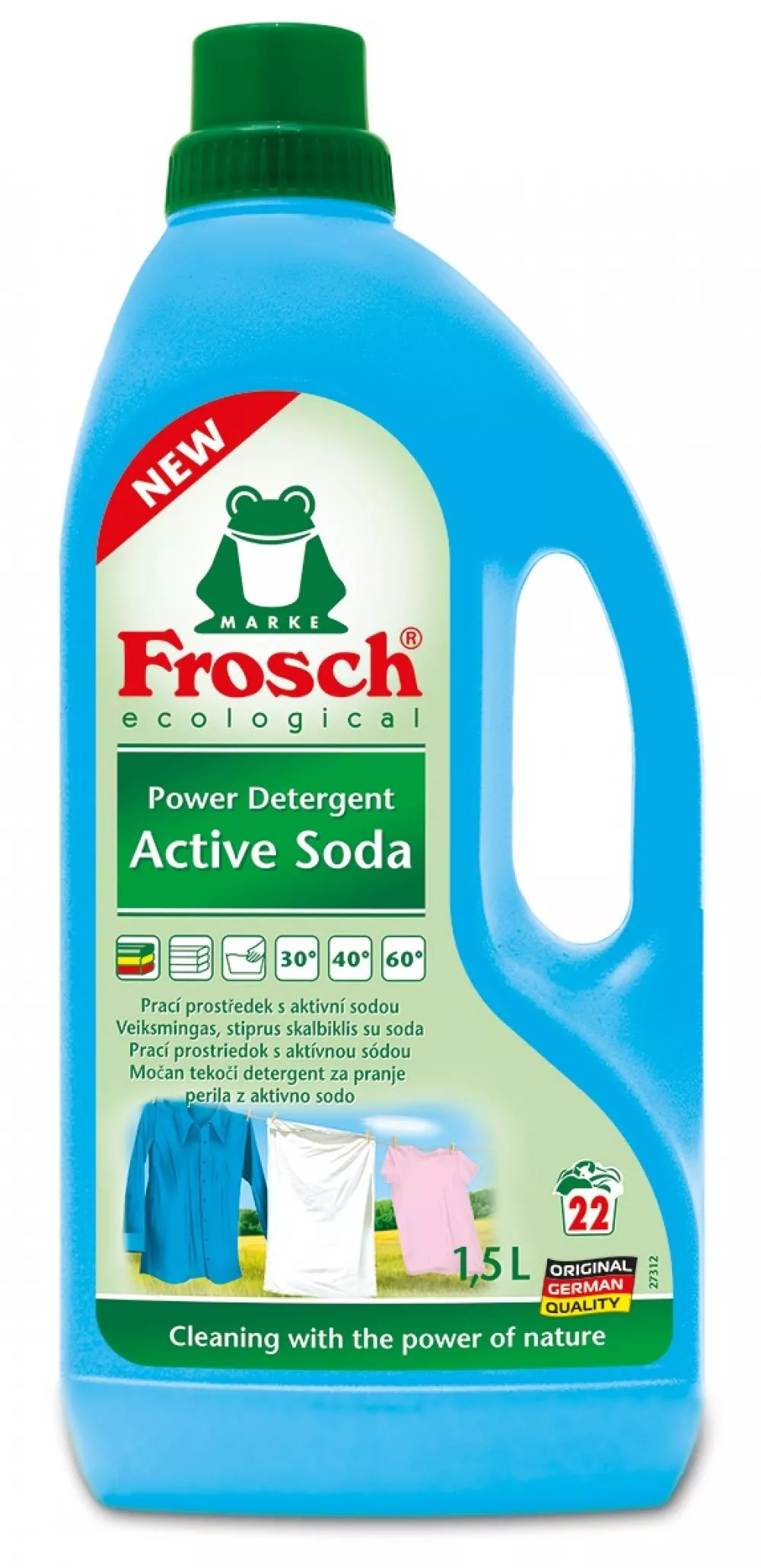 Frosch Detergente com refrigerante activo (ECO, 1500ml)
