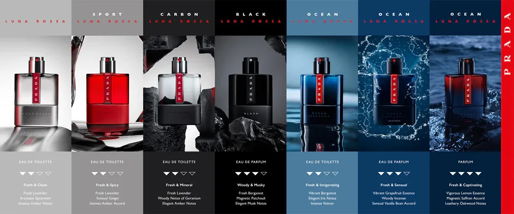 Luna Rossa Ocean eau de parfum para homens 100 ml