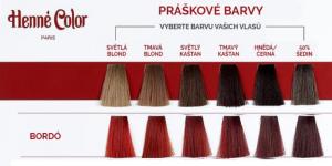 Pó de tintura de cabelo 100g Bordeaux