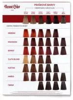 Henné Color Pó de tintura de cabelo 100g Preto