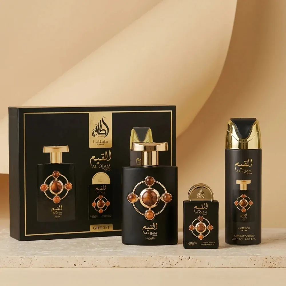 Pride Al Qiam Gold EDP 100 ml + EDP 20 ml + DEO em spray 200 ml UNISEX 1 ks