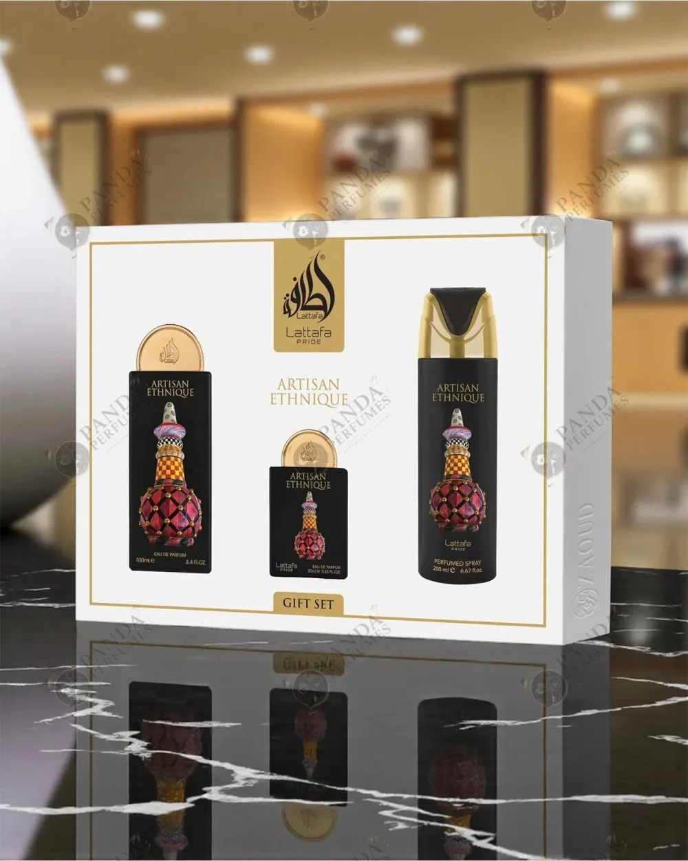 Pride Artisan Ethnique EDP 100 ml + EDP 20 ml + DEO em spray 200 ml UNISSEX 1 ks
