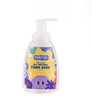 Babyton Sabonete de mãos em espuma natural Natural 350 ml