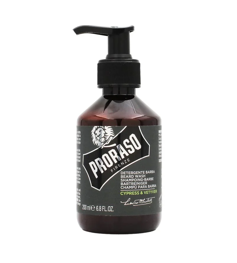 Cypress & Vetyver champô para barba 200 ml