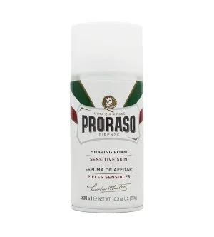 PRORASO Sensitive Skin espuma de barbear para pele sensível