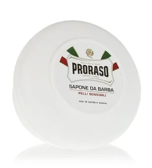 PRORASO White sabão de barbear para pele sensível