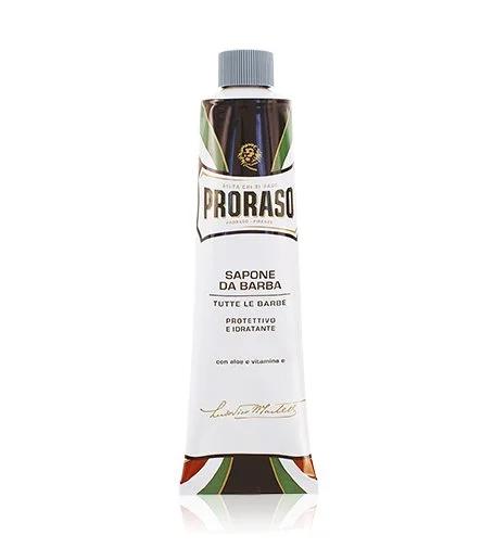 Blue sabão de barbear com efeito hidratante em tubo 150 ml