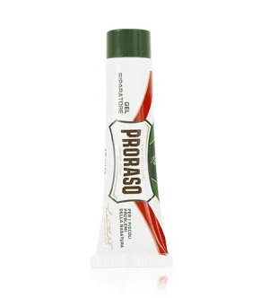 PRORASO Gel verde para estancar o sangramento após o barbear