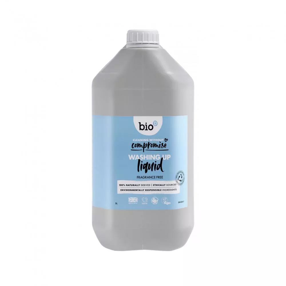 Bio-D Detergente hipoalergénico para lavagem de louça e artigos para bebés - lata (5 L)