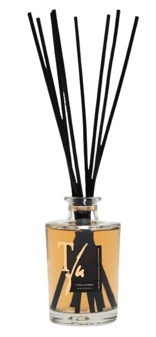 AMBRA STICKS ML.250 FRAGRÂNCIA PARA CASA (10 Varetas de Bambu Pretas de 30 cm incluídas)