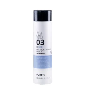 PURING 03 Rehab Restructuring Curly Shampoo champô reestruturante para cabelos encaracolados e frisados