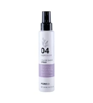 PURING 04 KeepColor Color Shine Spray spray para brilho dos cabelos