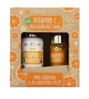 Purity Vision Bio Vitamin C conjunto iluminador booster 100 ml + sérum