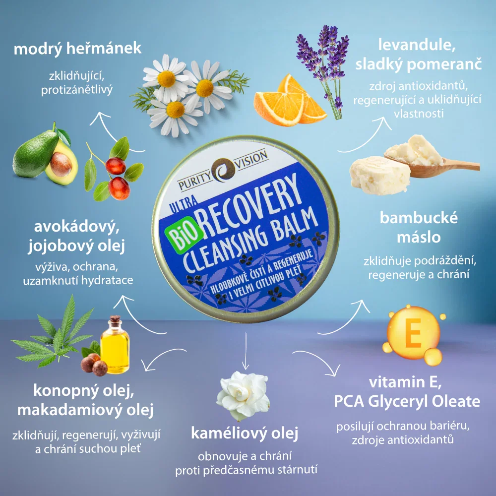 Purity Vision Bálsamo de Limpeza Ultra Recovery (70 ml) - também para pele muito sensível