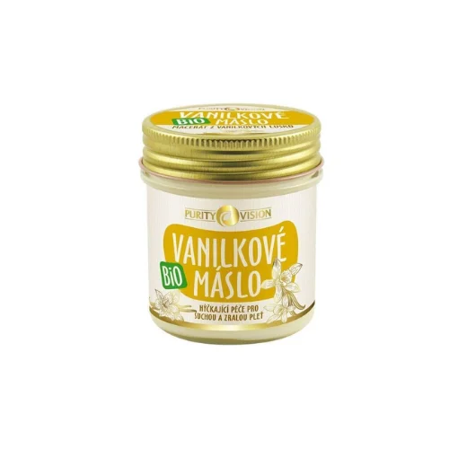 Purity Vision Manteiga de Baunilha BIO (120 ml) - para pele seca e madura