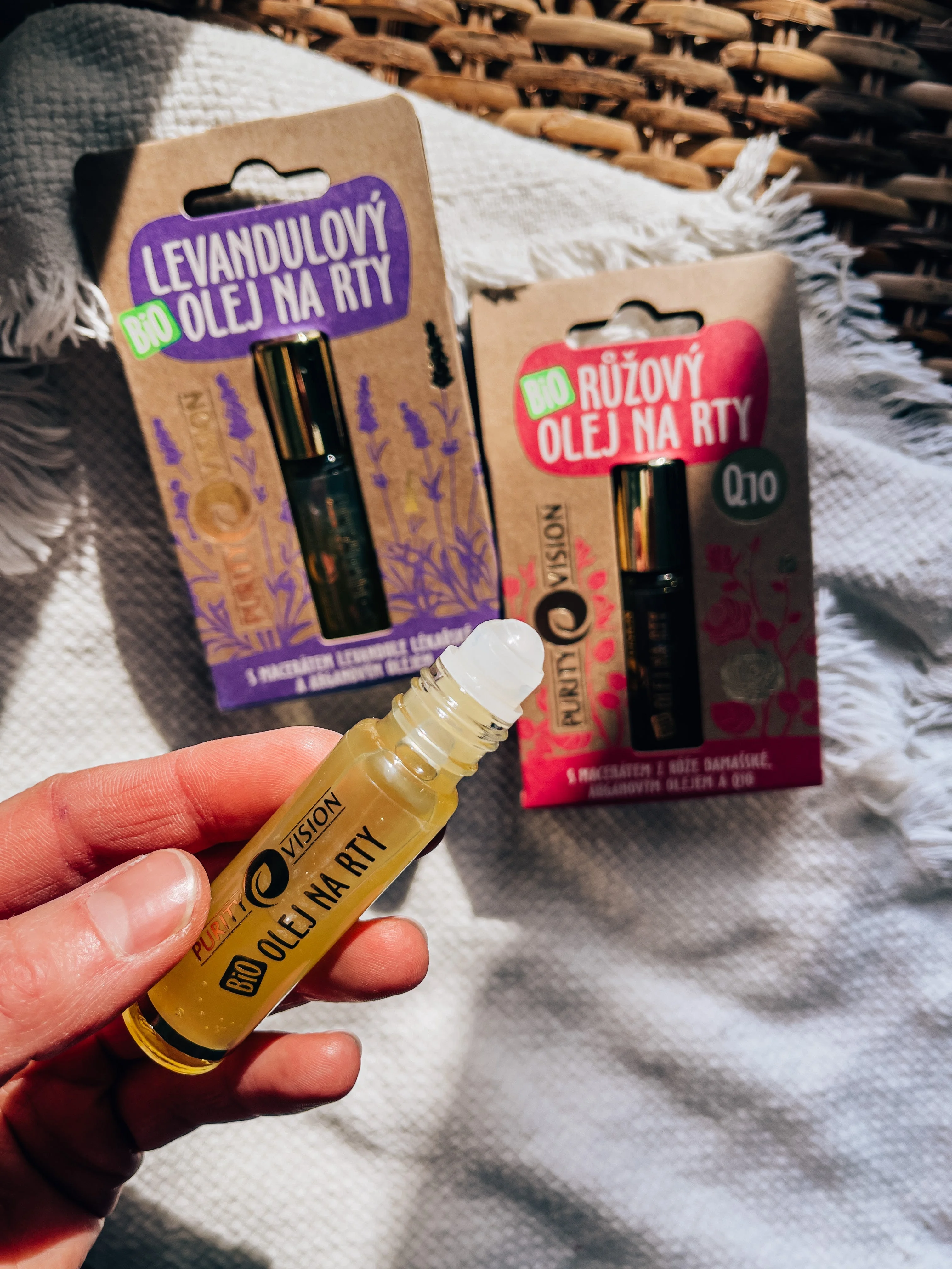 Purity Vision Óleo de baunilha para os lábios BIO (10 ml) - ajuda perfumada para lábios secos