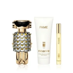 Paco Rabanne Fame 50 ml + EDP MINI 10 ml + BL água de perfume para mulheres