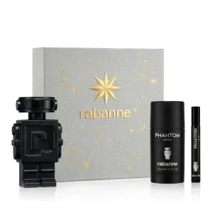 Paco Rabanne Phantom 100 ml + Desodorizante em spray 150 ml + Mini perfume para homem