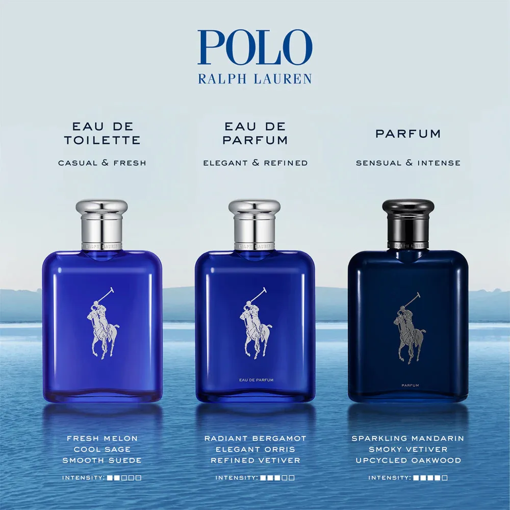 Polo Blue perfume para homens 75 ml