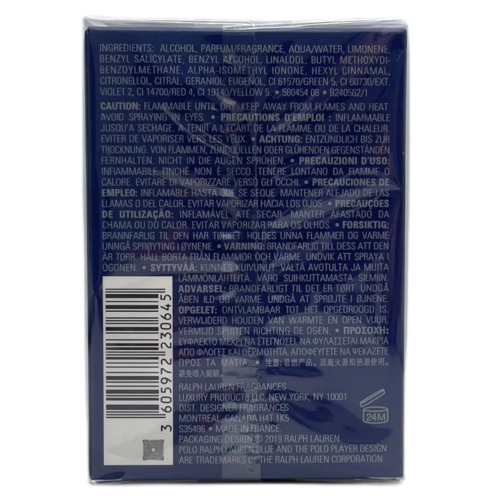 Polo Deep Blue perfume para homens 40 ml