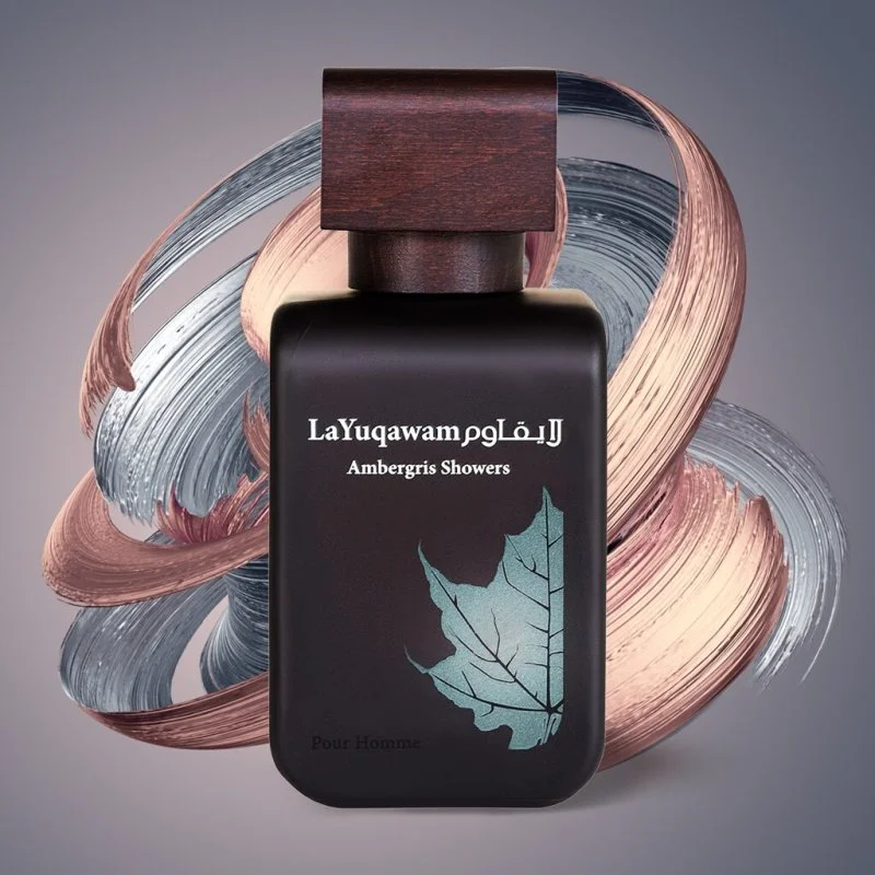 La Yuqawam Ambergris Showers eau de parfum para homens 75 ml