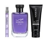 Hawas Men M 100 ml + EDP 10 ml + gel de banho Eau de Parfum 50 ml