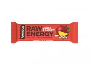 Bombus Barra de fruta RAW ENERGY manga e caju