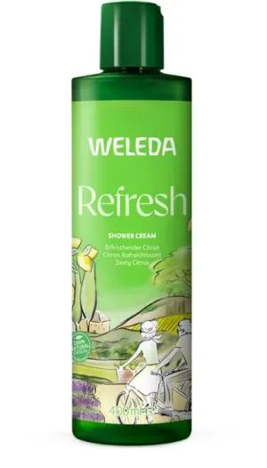 Weleda REFRESH Creme de duche citrino 400 ml