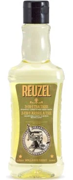 3 em 1 Tea Tree Shampoo-Condicionador-Gel de Banho shampoo para homens 3 em 1 para homens 350 ml