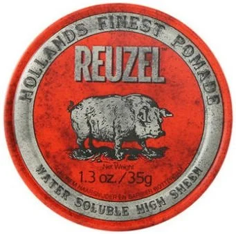Styling Red Pomade Water Soluble pomada para cabelo com fixação média e alto brilho 35 g para homens
