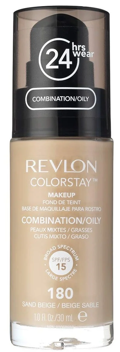 Colorstay Base de Maquiagem para Pele Mista a Oleosa 180 Sand Beige 30 ml