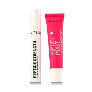 Revolution Peptide Pout Tratamento para Lábios Peptide Power Duo para Pestanas e Lábios