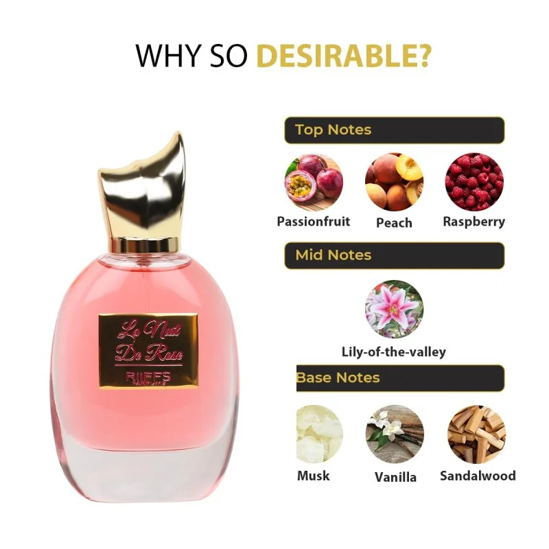 La Nuit De Rose Eau de Parfum Feminino 100 ml