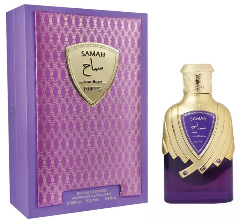 Samah Amethyst Purple Extrato de Perfume Feminino 100 ml
