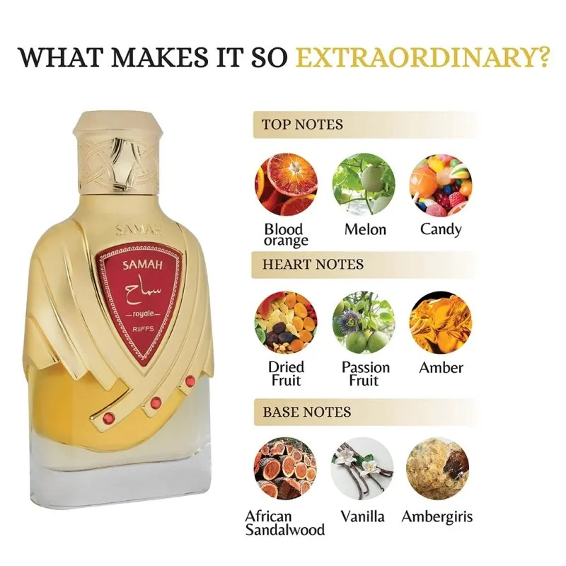 Samah Royale White W extrato de perfume 100 ml