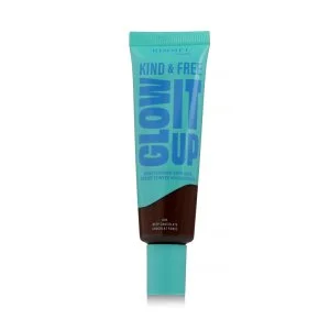 Rimmel Kind & Free Glow It Up Tint Hidratante para a Pele (605 Chocolate Intenso)