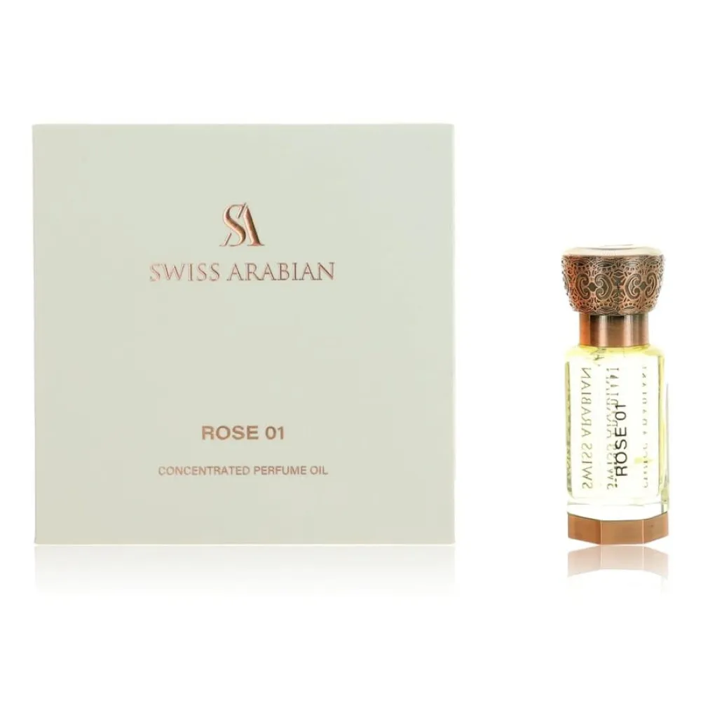 Rose 01 óleo perfumado concentrado unissex 12 ml