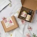 Rozvoněno Conjunto de presente Com amor para a mãe - vela perfumada e ambientador
