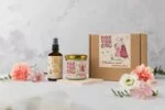 Rozvoněno Conjunto de presente Com amor para a mãe - vela perfumada e ambientador