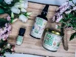 Rozvoněno Vela perfumada - Despertar da primavera (130 ml) - com citrinos e rosa de palma