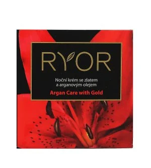 RYOR Argan Care with Gold creme de noite com ouro e óleo de argão