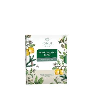 Conjunto de óleos essenciais para um dia produtivo